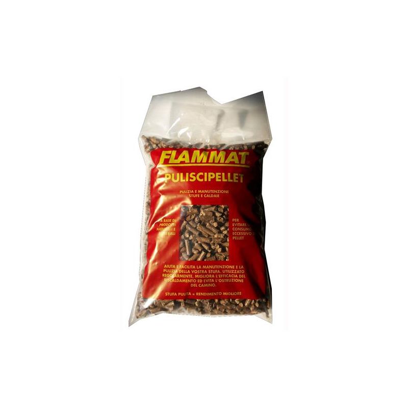 Pulitore Spazzastufa Pellet 2 Kg - 8 Pz