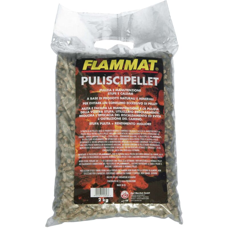 Pulitore Spazzastufa Pellet 2 Kg - 8 Pz