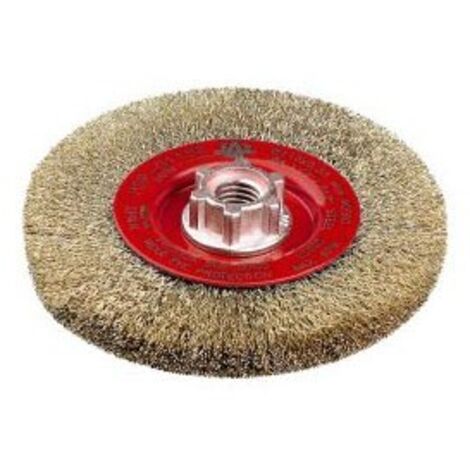 SPAZZOLA A DISCO CON PUNTA IN OTTONE M14 Ø115 / 0,30 MM - HSP 115EM14