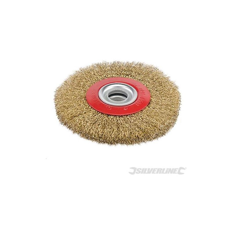 125 Ø mm SPAZZOLE SPAZZOLA CIRCOLARE CONICA ATTACCO M14x2