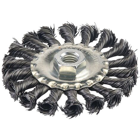 Spazzola A Disco Acciaio 115mm Per Smerigliatrice - Rimozione Ruggine E Vernice, Filo 0.3mm