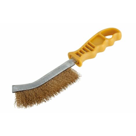 SPAZZOLA A MANO IN OTTONE WOLFCRAFT