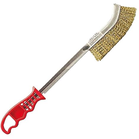Spazzola a mano sit spid filo ondulato acciaio lunghezza 37,5 cm