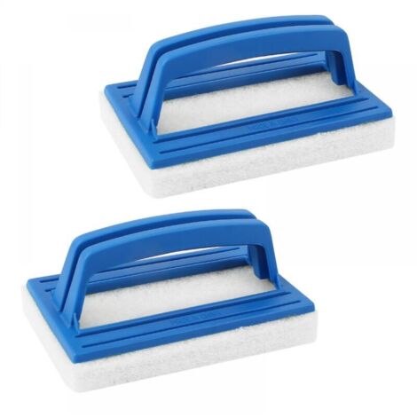 Spazzola a spugna per la linea di galleggiamento, spazzola per la pulizia della piscina, spazzola in plastica per piscina (14,5x7 cm) 2 pezzi