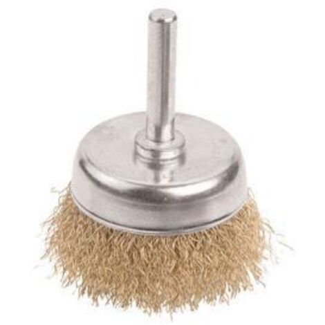 SPAZZOLA A TAZZA CON GAMBO 75MM  TOLSEN