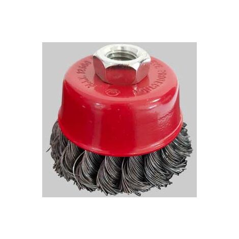 Spazzola a tazza ideal star ritorta diametro 100 mm