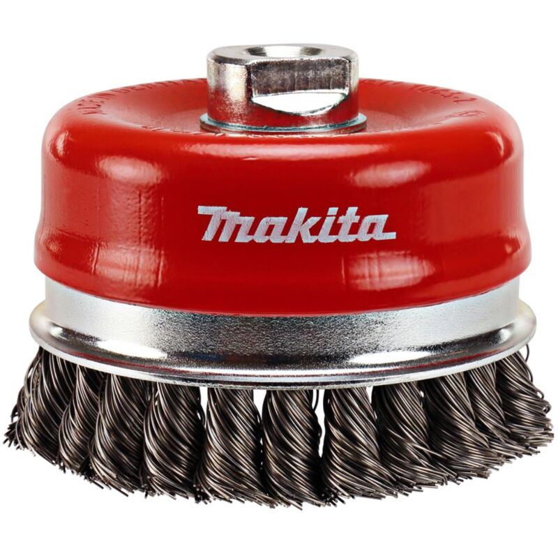 Spazzola a tazza Makita 100 mm - 0,5 mm - numero di ciuffi 26 - M14