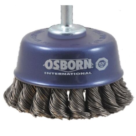 Spazzola a tazza Osborn 1004608151 65 mm filo 0,5 mm