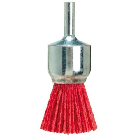 SPAZZOLA ABRASIVA A PENNELLO CON FILI NYLON 25X30mm - - MAURER