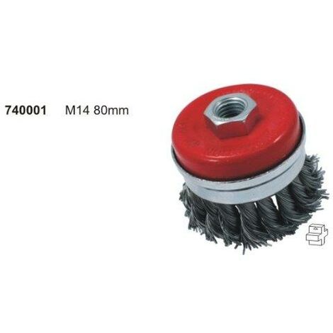 SPAZZOLA ACC. TAZZA PESANTE mm.80 M14