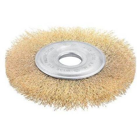 SPAZZOLA ACCIAIO CIRCOLARE + FORO 770505 WOKIN