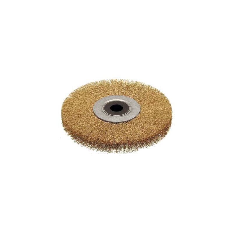 Spazzola acciaio circolare + foro cebo mm 150x28
