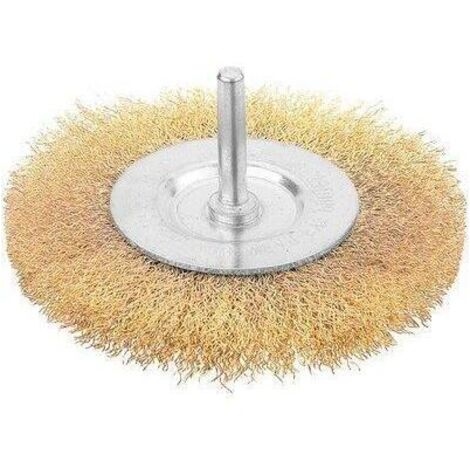 SPAZZOLA ACCIAIO CIRCOLARE + GAMBO 771002 WOKIN