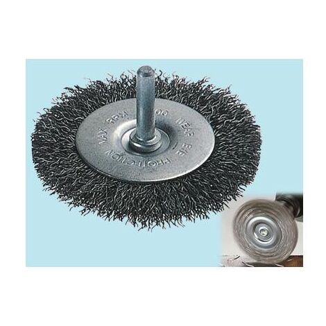 SPAZZOLA ACCIAIO CIRCOLARE WOLFCRAFT