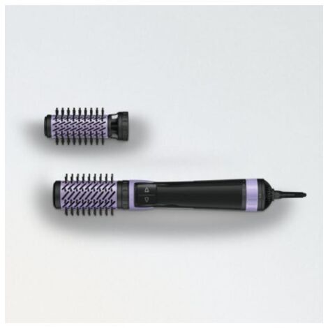 Spazzola ad Aria Calda Rowenta Brush Activ Nero-Viola 1000W con Cavo di 1,8 metri