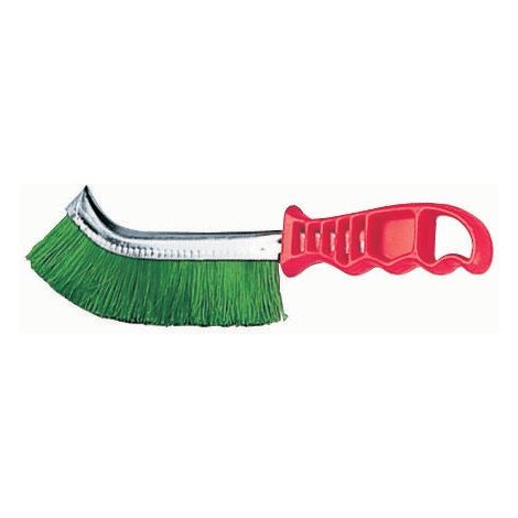 SPAZZOLA C/MANICO ABS MAURER FILI PVC - CF. IN SCATOLA