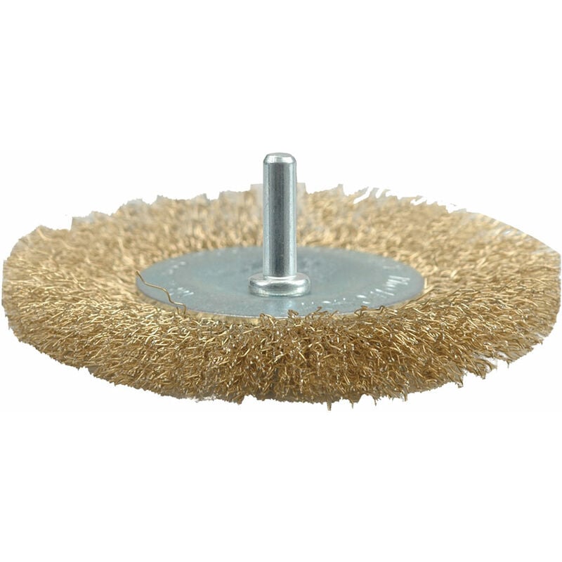 Spazzola circolare con gambo ø mm 75 - spessore fili 10 mm - df 5028474 - Stanley