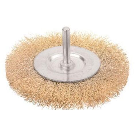 SPAZZOLA CIRCOLARE CON GAMBO 100MM  TOLSEN