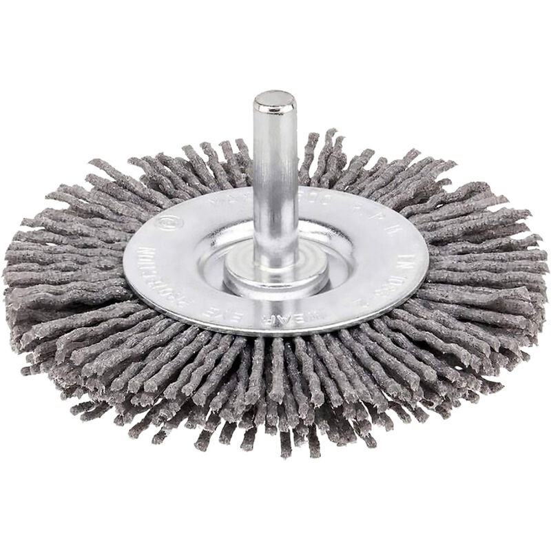 Spazzola circolare con gambo ø mm 75 - spessore fili 10 mm