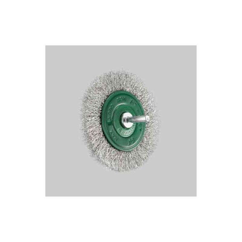 Spazzola circolare inox con gambo 'sit' ø mm 80