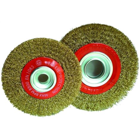 SPAZZOLA CIRCOLARE MM.150X25 FORO 16  PZ 1,0