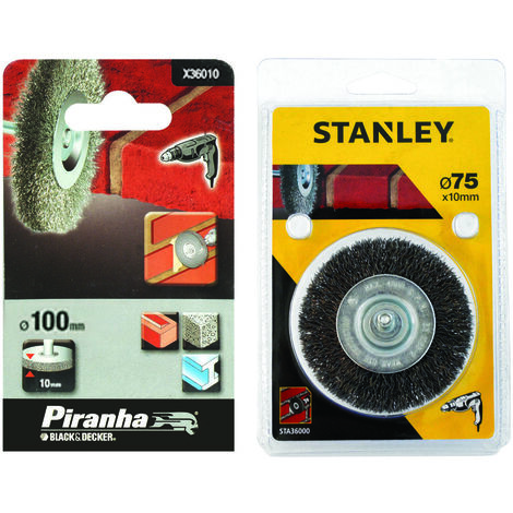 Spazzola circolare per trapano - ø mm.100 codolo mm.6 (x36010)