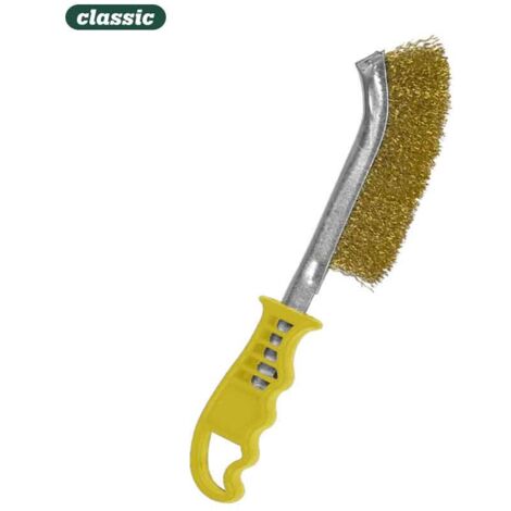 Spazzola con Manico in Plastica Bronzo F116B MOTA