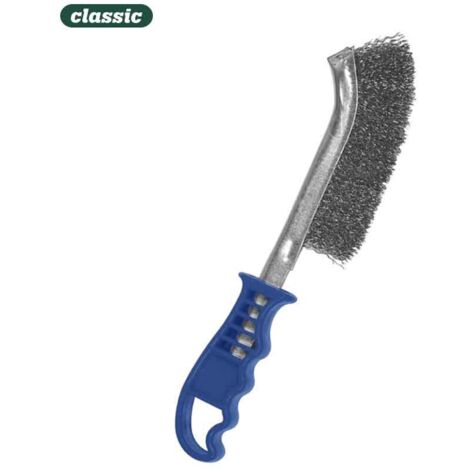 Spazzola con Manico in Plastica in Acciaio Inox F116I MOTA