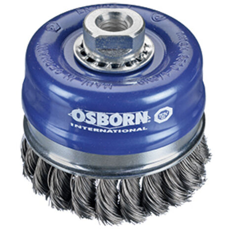 Spazzola cup Osborn 0002608154 100 mm 0,50 mm filo acciaio
