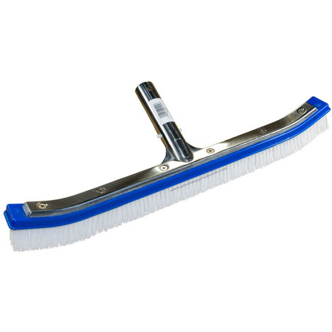 Spazzola curva rinforzata in alluminio, Starpool 45 cm.
