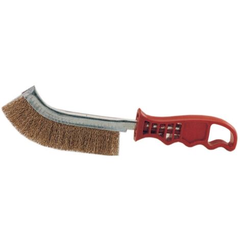spazzola curva spyd 275 mm fili di acciaio per spazzolare ferro ruggine