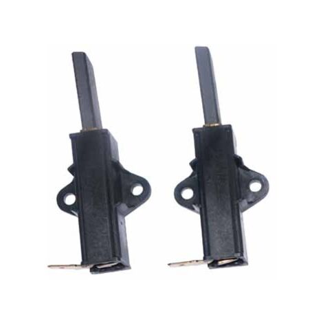 2 Spazzole Carbone Per Lavatrice Bosch/AEG/Siemens - 12,5x5x35 Mm Con Supporto R - 2