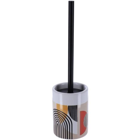 Spazzola in dolomite con gambo in acciaio inox stampato - trendy - Tendance