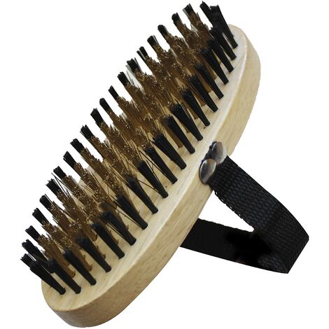 Spazzola in legno con setole ottone