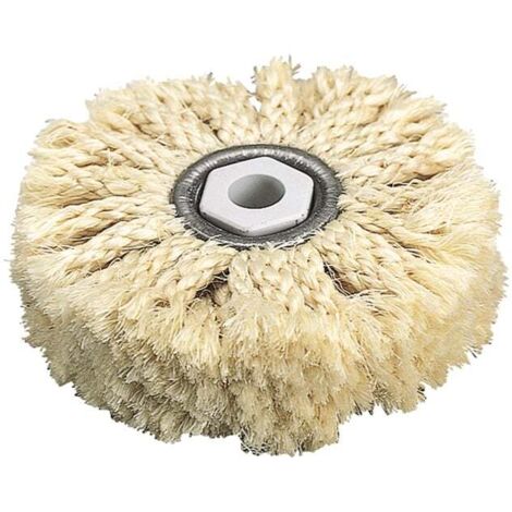 Spazzola in sisal per trapani  Wolfcraft. Foro ø 10 mm. 2098000