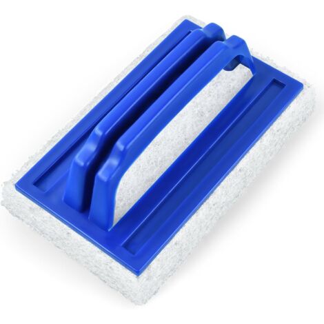 Spazzola in spugna per linea d'acqua, spazzola per pulizia piscina, spugna magica per rimuovere lo sporco e pulire pareti e pavimenti della piscina, con manico