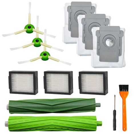 Spazzola laterale del sacchetto per la polvere con filtro Hepa per robot Irobot Roomba I7 E5 E6 E7