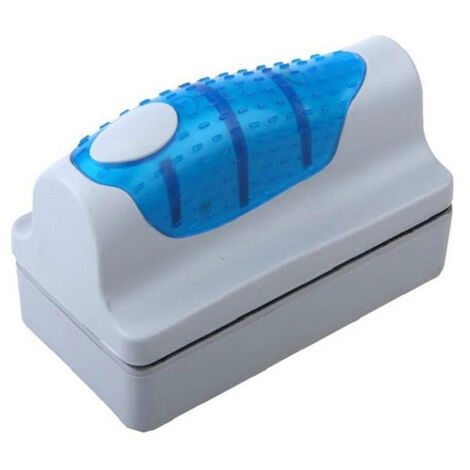 Spazzola magnetica per acquario, galleggiante, per la pulizia di vetri e finestre, raschietto per alghe, spazzola in plastica, spugna, accessori e strumento (1 pezzo).
