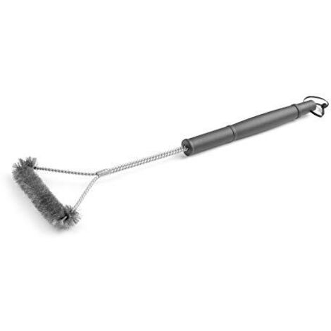 Spazzola metallica per griglia barbecue in acciaio inox Y-SHAPE 520x170 mm - Hendi 525432