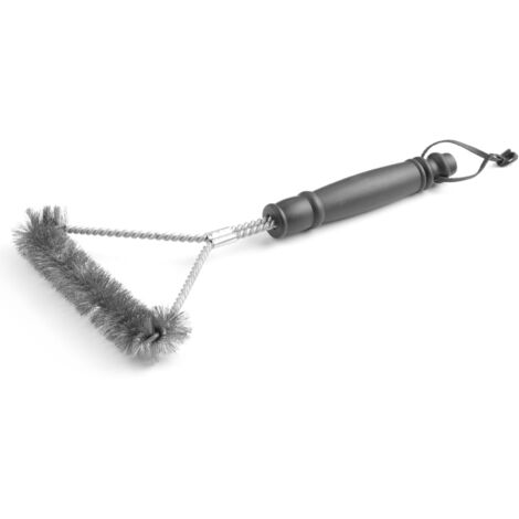 Spazzola metallica per griglia BBQ in acciaio inox FORMA A Y 310x170 mm - Hendi 525425