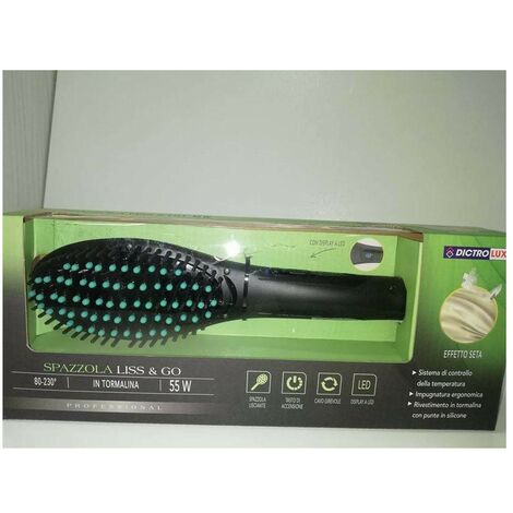 Spazzola per capelli piastra lisciante con display a led 55W