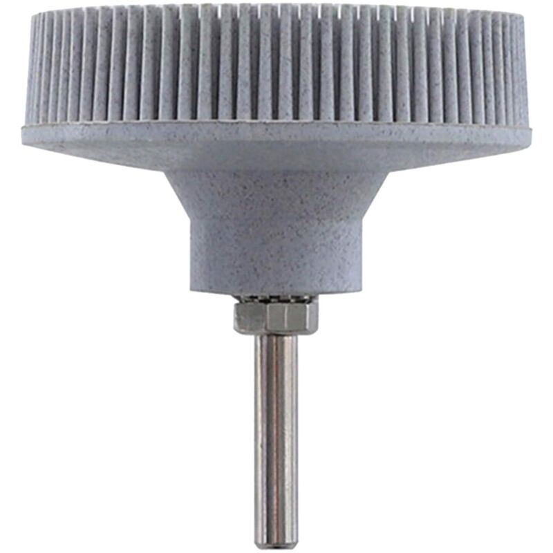 Spazzola per lucidatura con setole, disco in setole da 7,6 cm (3 pollici) grana 120, spazzola abrasiva, disco lucidante in gomma diamantata, adatto