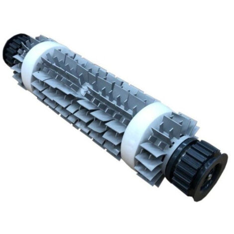 Spazzola PVC Lunga Posteriore Combinata con Anelli Wonder per Robot Piscina Maytronics Dolphin
