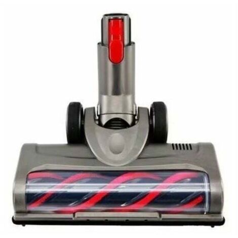 Spazzola rotante motorizzata elettrica compatibile con Dyson V7 V8 V10 V11 V12 V15 Rullo morbido per piastrelle per pavimenti in legno e luce LED
