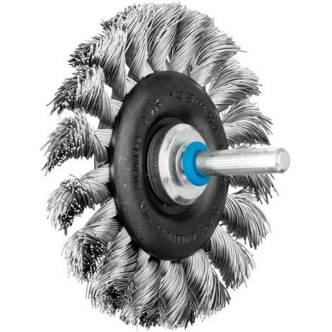Spazzola rotonda RBG 7012/6 INOX 0,35 D.76mm 6mm spessore filo 0,35mm VA 12mm 25000min-¹