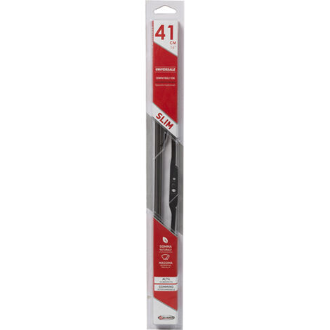 Spazzola Singola Tergicristallo Mis.41 cm-16" Universale per auto