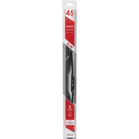 Spazzola Singola Tergicristallo Mis.45 cm-18" Universale per auto
