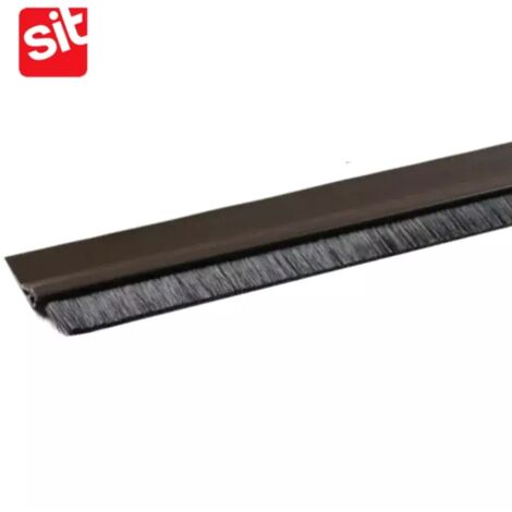 SPAZZOLA SIT SOTTOPORTA MARRONE ADESIVA LUNGHEZZA MT.1