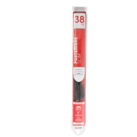 Spazzola slim posteriore 38cm â€“ 15 pollici universale