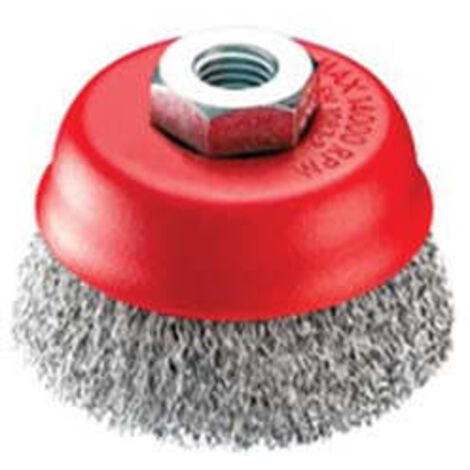 SPAZZOLA TAZZA 100 MA14 ZINCATA 09302 EXCEL